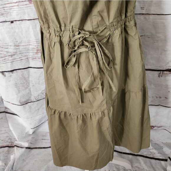 Rails Ivy Moss Long Sleeve Mini Dress Size Medium NWT - Picture 5 of 8